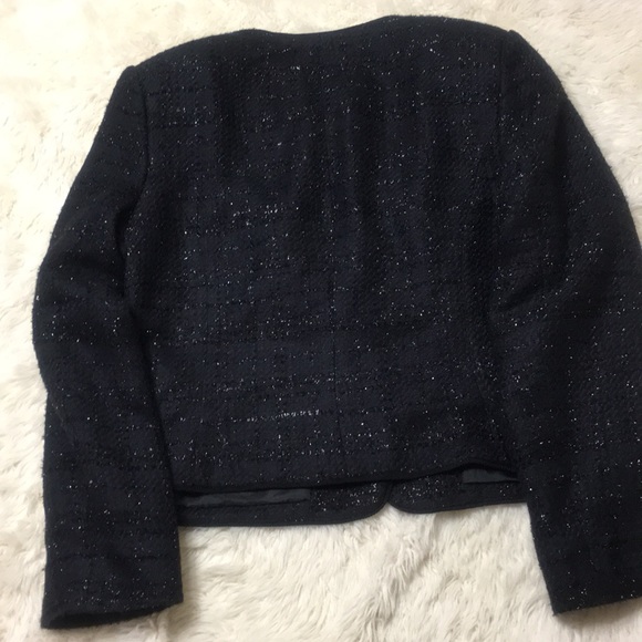 Stunning Caslon Black Tweed Suit Size 14/16 - Picture 3 of 6